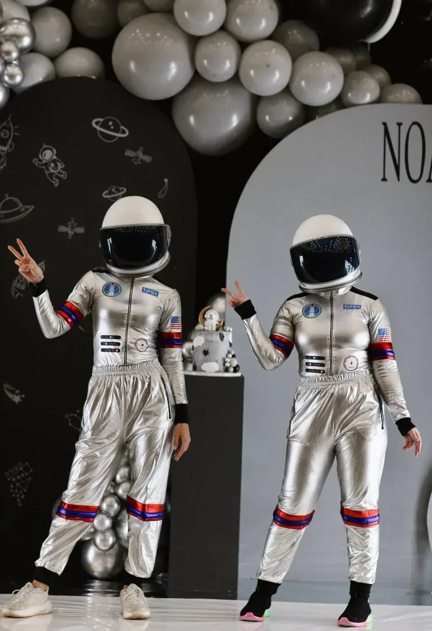 Astronauts at a kids party