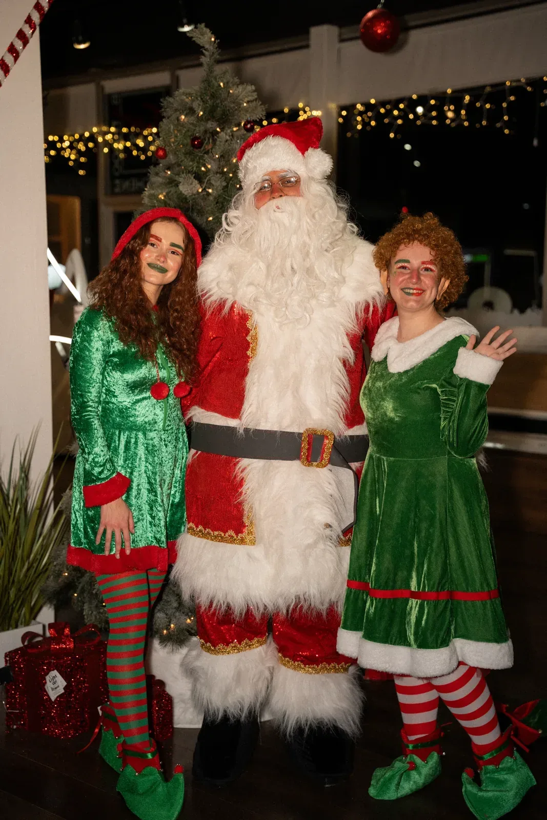 Christmas Elves with Santa