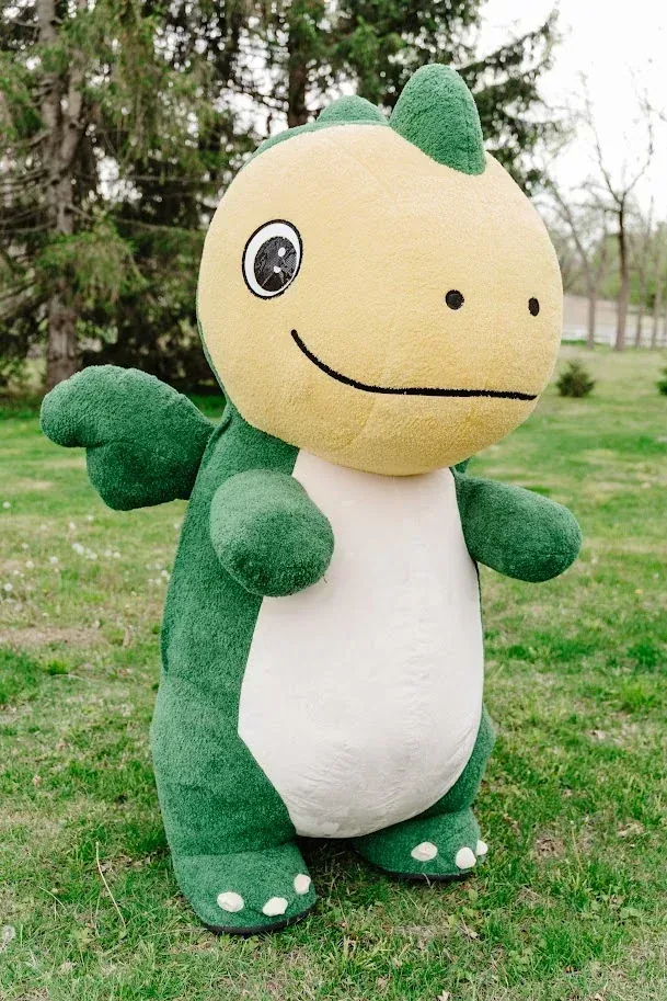 Dinosaur at a kids party