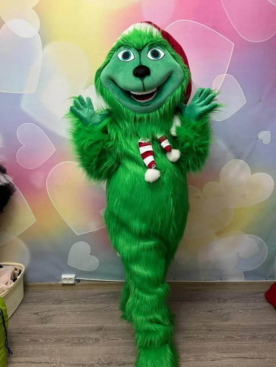 The Grinch at a kids party