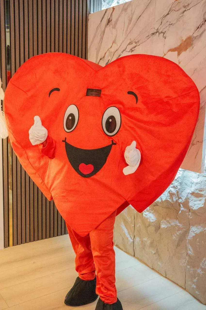 Heart at a kids party
