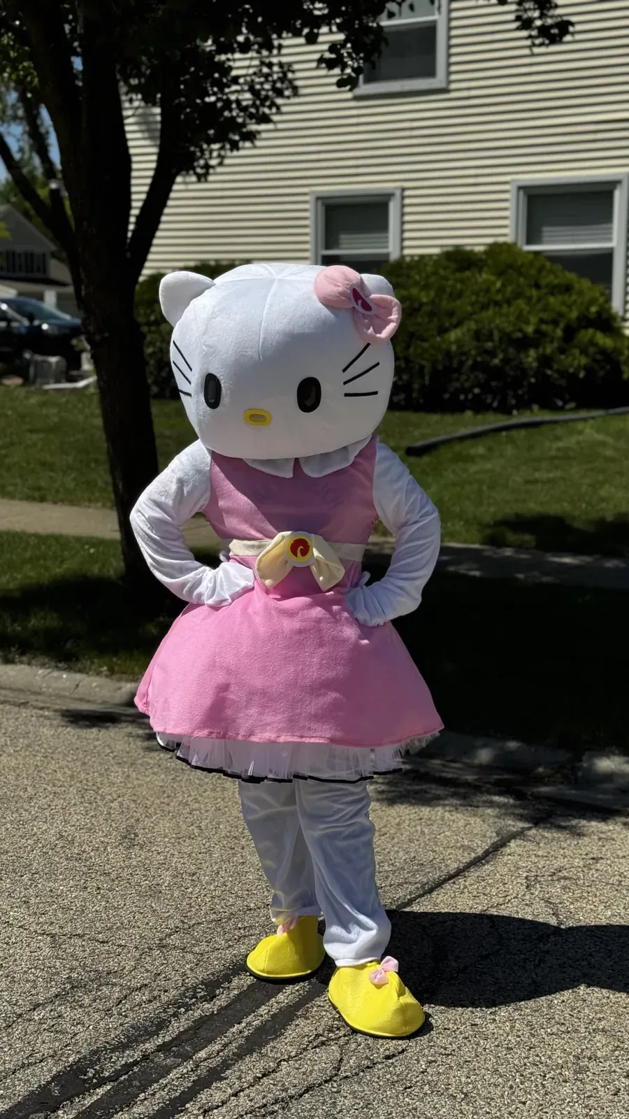 Hello Kitty at a kids party