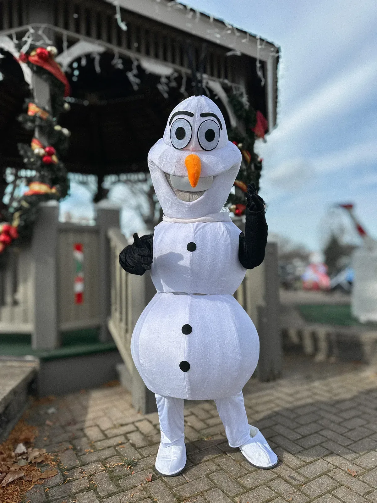 Olaf at a kids party
