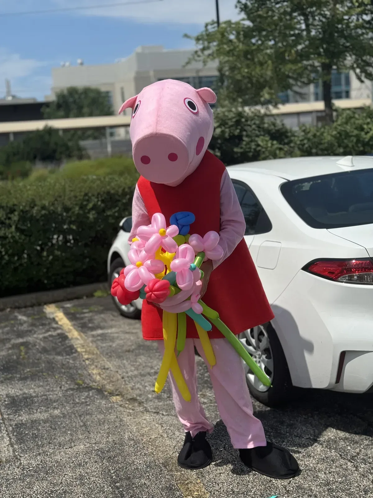 Peppa Pig at a kids party