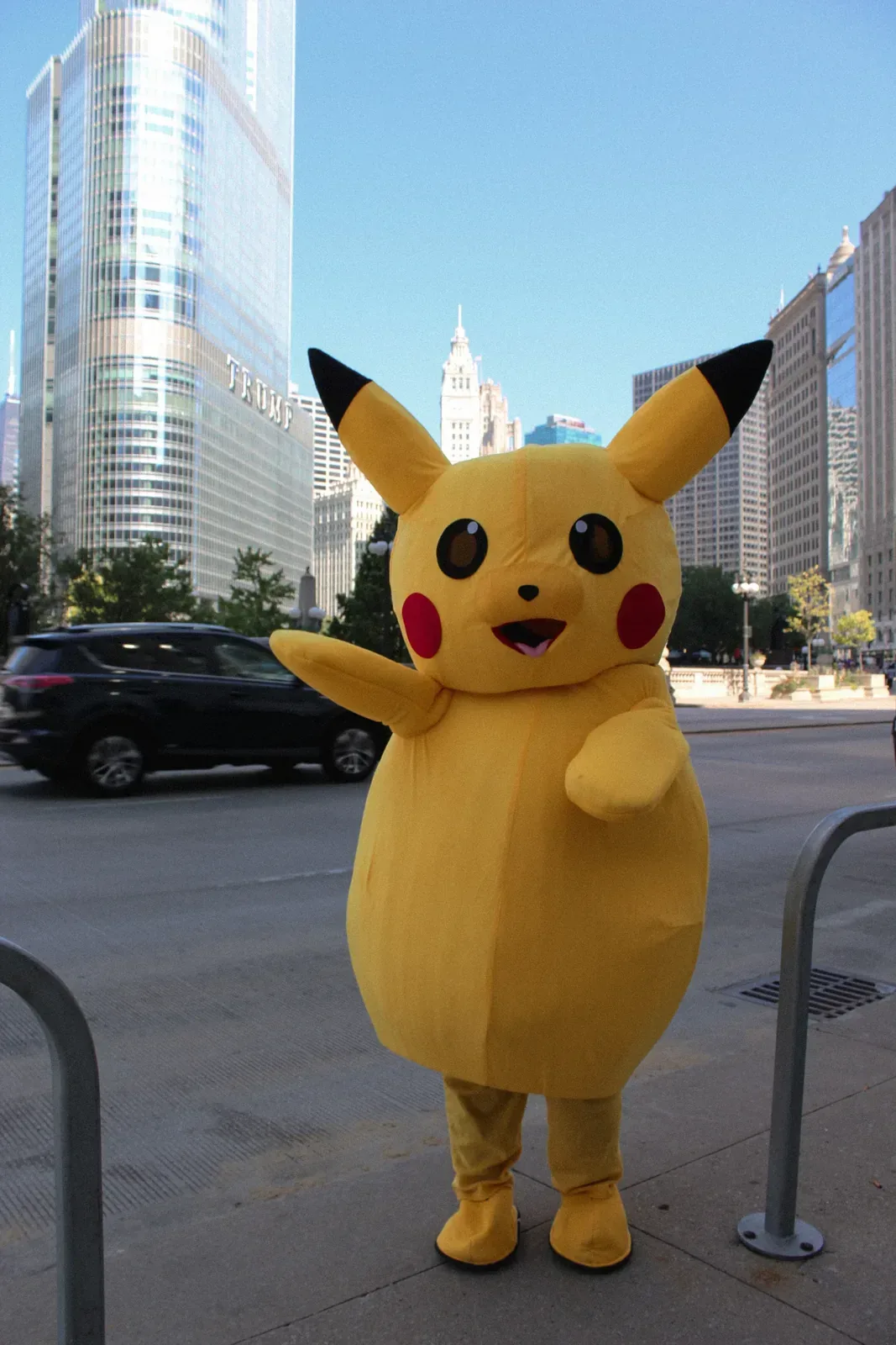 Pikachu at a kids party