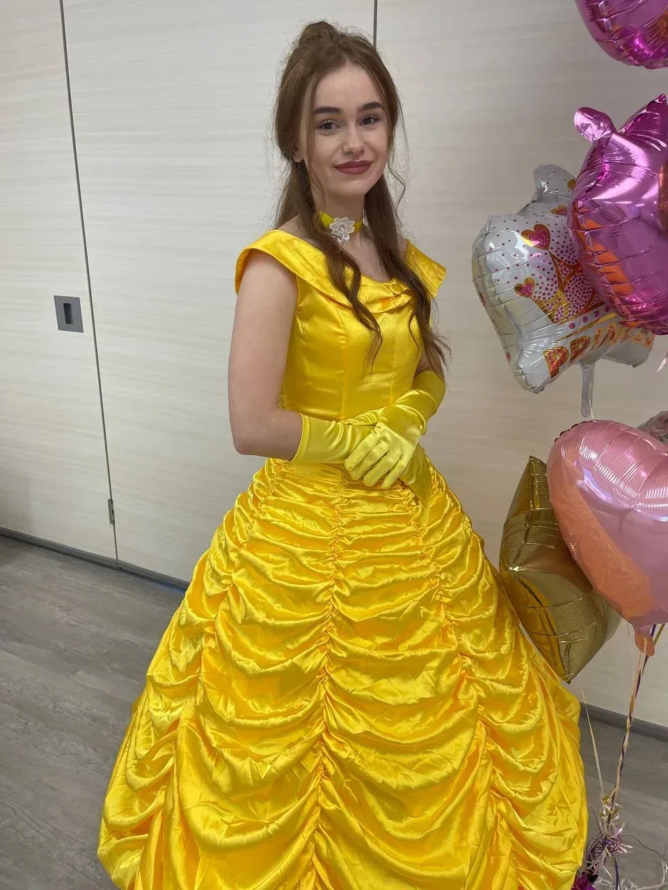 Princess Belle at a kids party