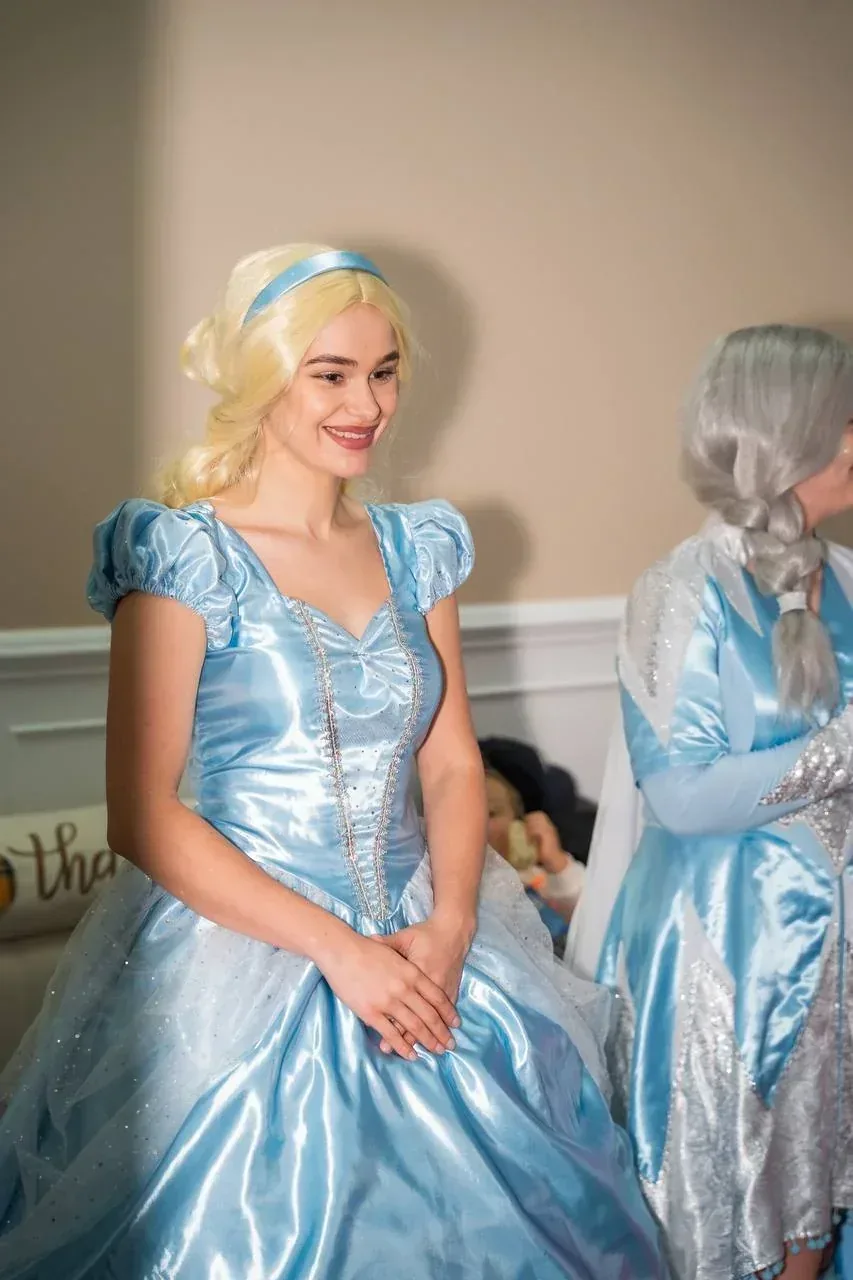 Princess Cinderella at a kids party
