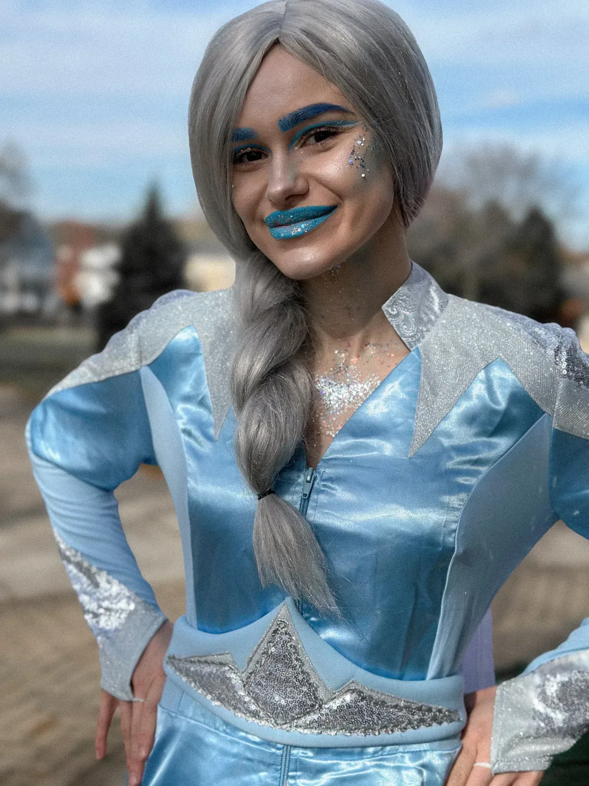 Princess Elsa close-up smiling