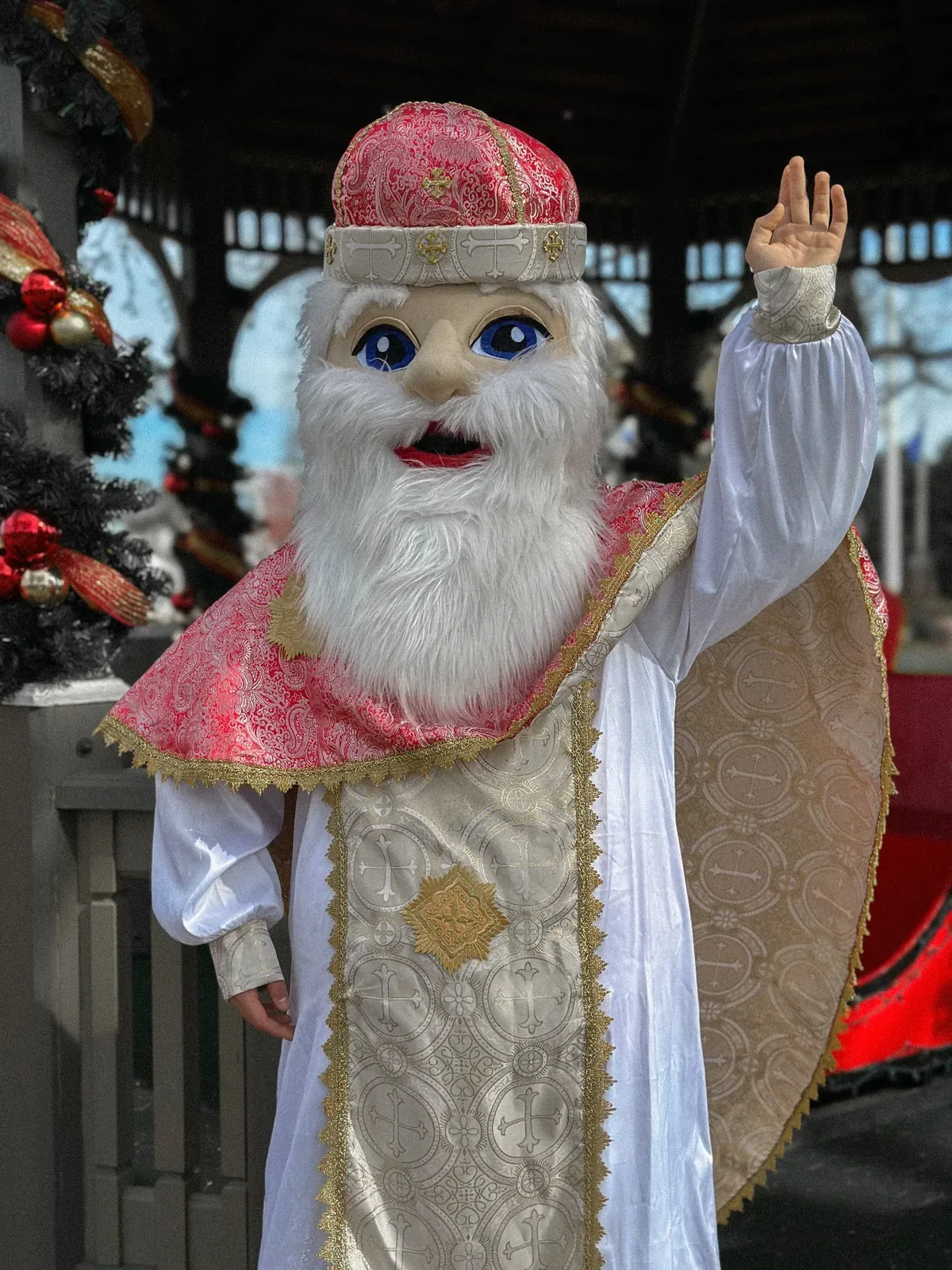 Saint Nicholas close-up portrait