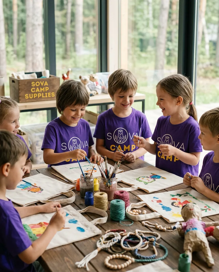 Sova Camp — kids creative workshops